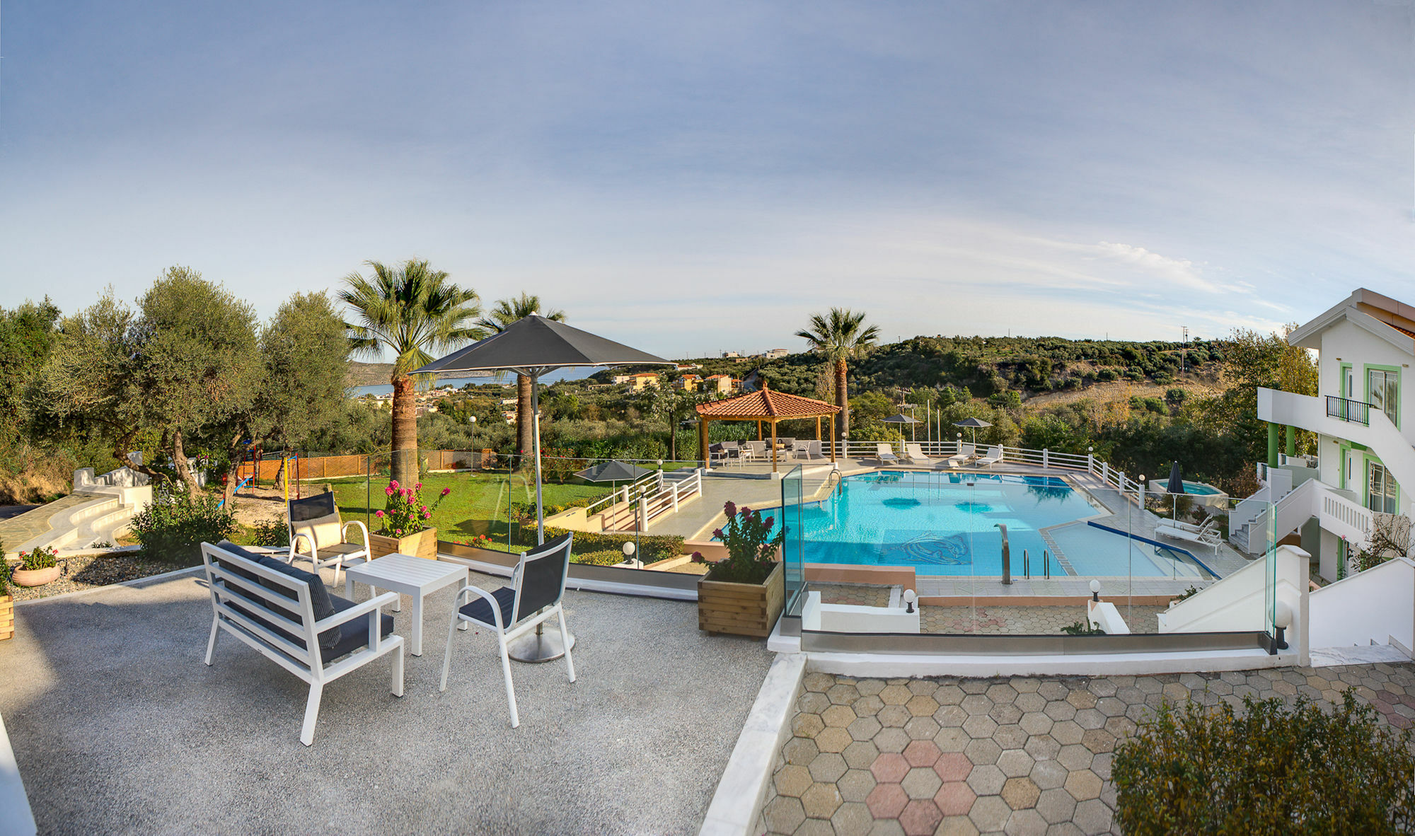 Villa Life Agia Marina Esterno foto